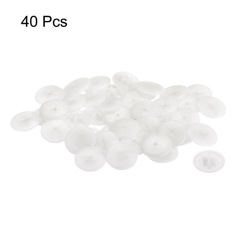 sourcing map Pack of 40 Screw Caps Covers 17 x