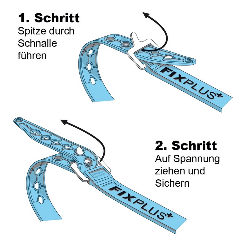 Fixplus Unisex Adult CVC1706 CINGHIETTA Lung. 46 cm Marrone, Black,