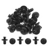 sourcingmap 20PCS Interior Push in Expanding Screw Plastic Rivets for