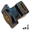 SHANFEILU HDMI Right Angle D Type Panel Mount Adapter Connector