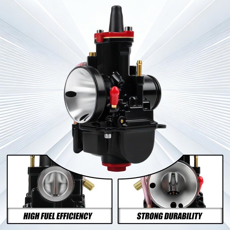 ABCERRS PWK Carburetor 24mm Engine Carb Compatible with 90cc-125cc Engine