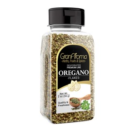 GranAroma 2 oz Oregano Flakes, Versatile Spice, Rich & Savory Flavor