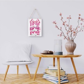 Pink Room Decor Christian Wall Decoration Bedroom Decor for Teen Girls Pink Dorm Room Decoration Bible Verses Wall Decor for Women Gift, Wooden Sign Wall Art Easter Decoration for Farmhouse Home Porch Bedroom Office