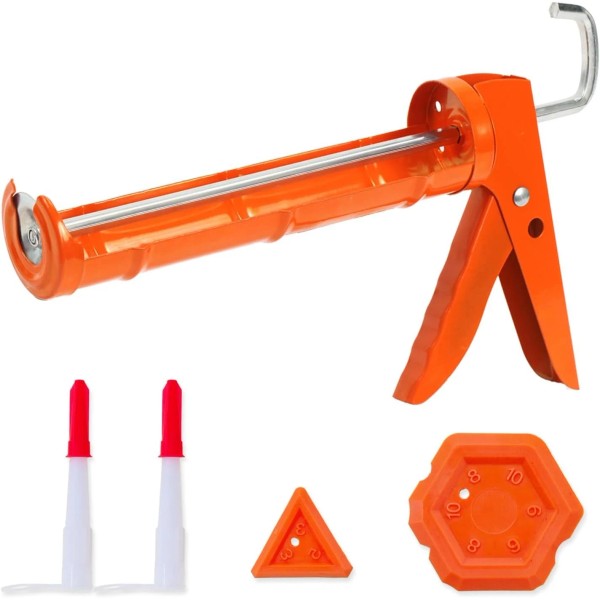 NoBrand Caulking Gun, Caulk Gun No Drip, Sealant Finishing Tool