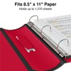 Staples 5-inch 3-Ring Better Binder, Red, 2/Pack (ST55818-CCVS)