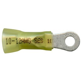 MonsterBolts - NSPA - Krimpa-Seal, Long Ring, 12-10 AWG, #8 Stud, 100 Pack