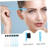 Healeved 8pcs Brush Kit Eyebrow Brush Comb Eyelash Separator Dual-use