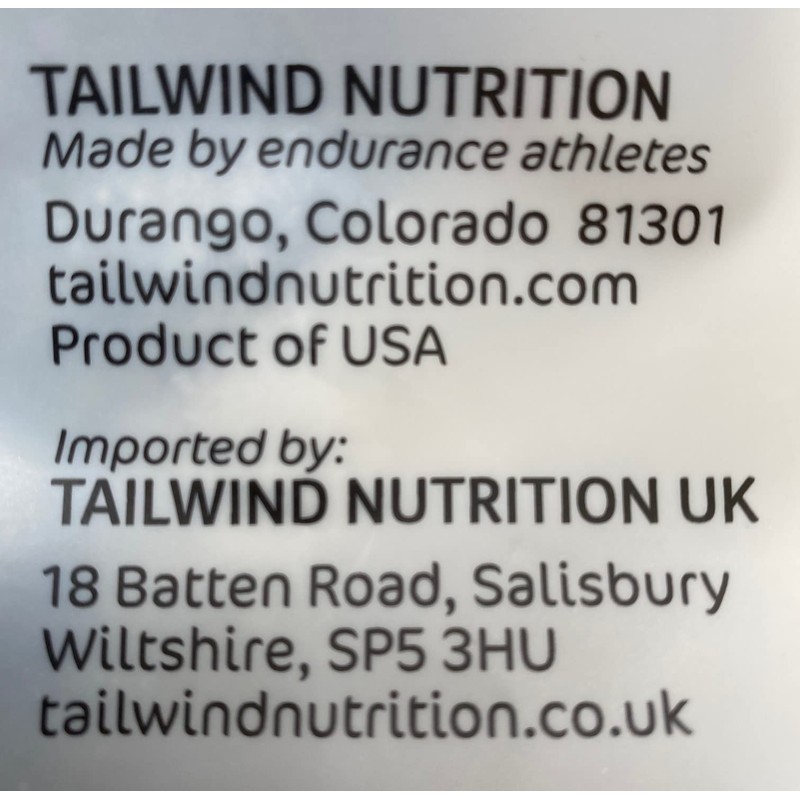 Tailwind Nutrition Endurance Fuel 30 Serving Tropical Flavour - Caffeinated