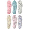 Maidai Women's Deodorizing Insole, Fluffy Insoles, Set of 6 colors