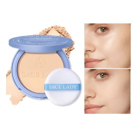 Sace Lady Base De Maquillaje Polvo Compacto Fijador Mate 10g