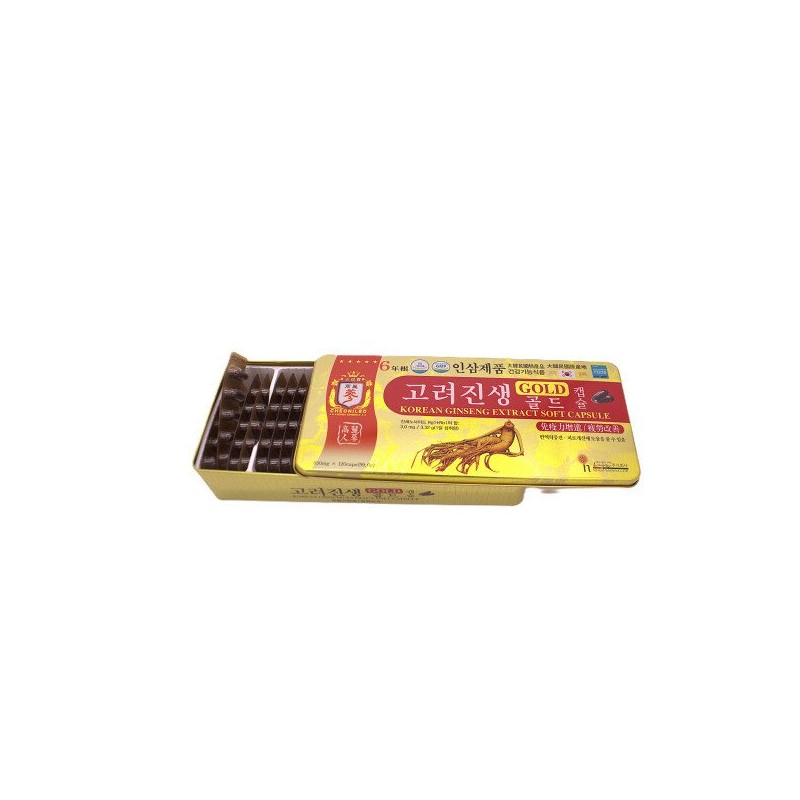 6년근 고려진생골드캡슐 120캡슐 인삼캡슐 홍삼캡슐 6-Year-Old Red Ginseng Gold Capsule