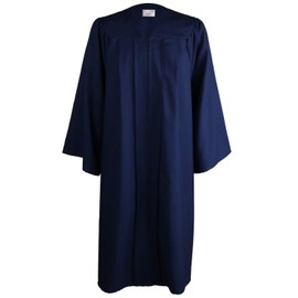 OSBO GradSeason Unisex Matte Robes for Graduation Gown, Choir Robes, Pulpit Robe and Pastor, Navy, 57 Plus