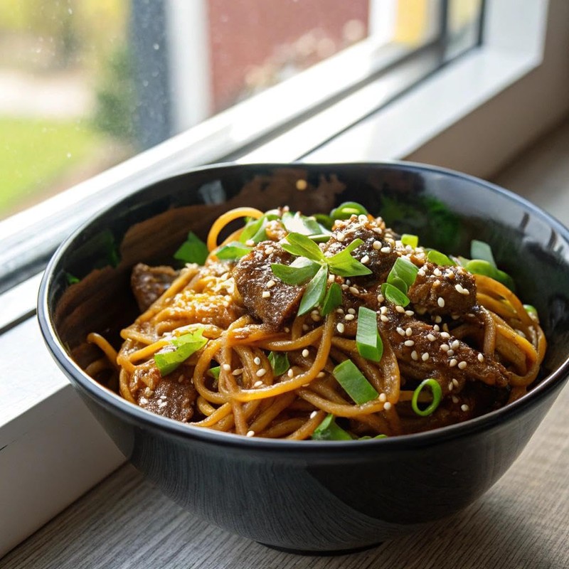 Nissin Chow Mein Noodles, Spicy Teriyaki Beef, 4 Ounce (Pack