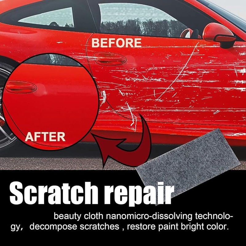 Comphic Nano Glitter Cloth, Nano Glitter Cloth Car Scratch Remover,