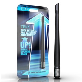 TEKK Carbon Fiber Short Antenna Compatible with Ford Mustang 1994-2009/7.9 Inches Premium Flexible Rubber/Designed for Enhance FM/AM Radio Signal Reception