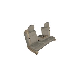 Durafit Seat Covers, F369-L2 Exact Fit for 2004-2008 Ford F150 Xcab Front 40/20/40, Made in Waterproof Leathertte Beige
