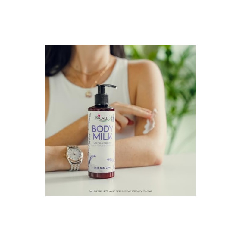 PACALLI Body Milk 230g - Crema Corporal con Karité y