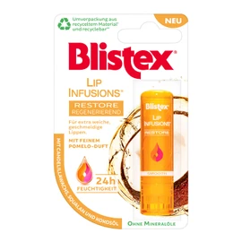 Blistex Lip Infusions Restore | Rich Lip Care without Mineral Oils | For a Smoothed, Super Soft Lip Feel | 3.7 g