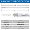 Wesome Lighting 22 Inch F14T5/DL Fluorescent Light Bulb, 6500K Daylight,