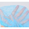 HOTWE Disposable Non-woven Caps, 100pcs Blue Elastic Hair Net for