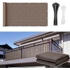Veranda Blindfold Veranda Blindfold Shade Awning High Density Polyethylene Dark