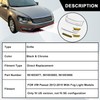 SecosAutoparts Front Bumper Lower Grille & Foglight Grill Cover Compatible