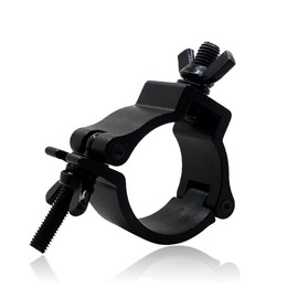 Jindizi Aluminum Stage Light Hook, Truss Clamp Heavy Duty Stage Light Clamp 0-Shaped Moving Head Light Truss Kit Black