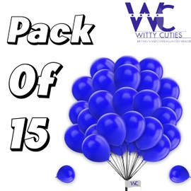 Black Balloons Plain Round Balloons 5 Inch for Birthday Decorations Pack of 15 Latex Balloons for Kids Party Baby Shower Decorations Engagement Wedding Party.