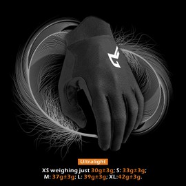 Roaming - Guantes de bicicleta de montaña para bicicleta sucia, BMX, trail Cross Racing mejoran el control y la sensación de la barra