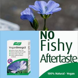 A.Vogel A.Vogel Vegan Omega 3- No Fishy Aftertaste - Sugar, Gluten and Lactose Free - 60 Vegan Capsules