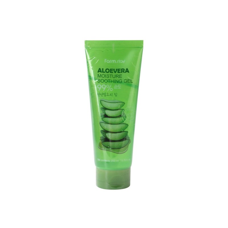 Farmstay Aloe Vera Moisture Soothing Gel 200ml / 팜스테이 알로에베라