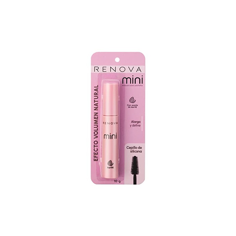 RENOVA Mscara para pestaas MINI Karit 10g, resistente al agua