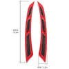 RUANTE Universal Car Reflective Stickers Super Reflective Bumper Wheel Eyebrow