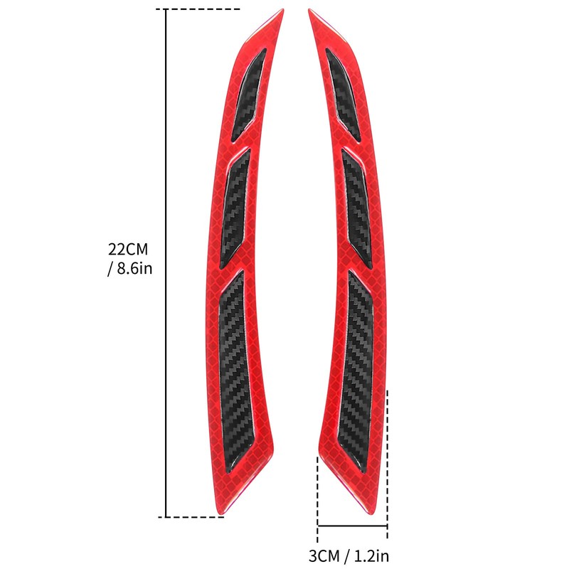 RUANTE Universal Car Reflective Stickers Super Reflective Bumper Wheel Eyebrow