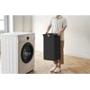 Herture Laundry Hamper with Shelf, Laundry Basket 3 Section, Laundry