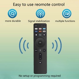 GHUST XRT260 Replacement IR Remote Control for VIZIO Smart TV V435-J01 V505-J09 V555-J01 V655-J09 V705-J03 V755-J04 V585-J01 V705X-J03 V756X-J03 M43Q6-J04 M50Q6-J01 M50Q7-J01 M55Q6-J01