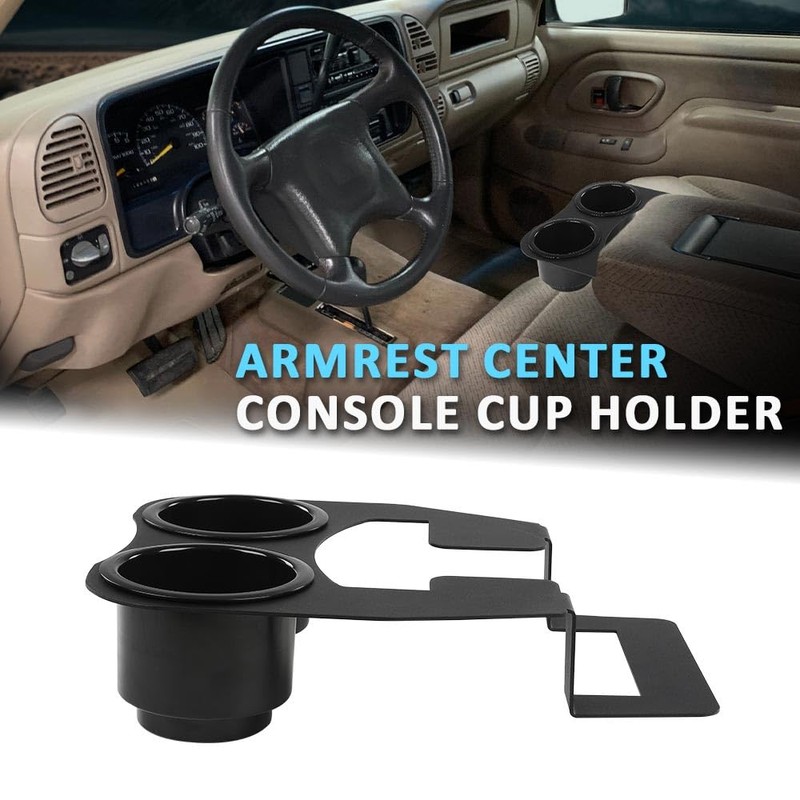 CHEDA Armrest Center Console Cup Holder Compatible with Chevy OBS