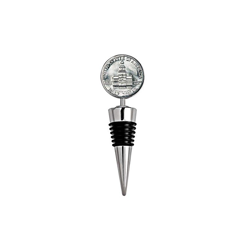 JFK Bicentennial Half Dollar Coin Wine Stopper
