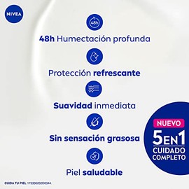 NIVEA Crema Corporal Humectante Express Hydration (400 ml) - 48 horas de Humectación Porfunda - Enriquecida con Minerales Marinos - Ideal para Piel No