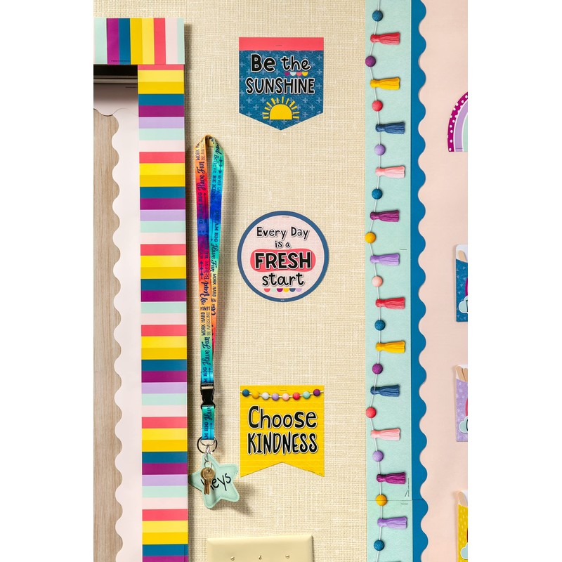 Teacher Created Resources Positive Sayings Watercolor Lanyard