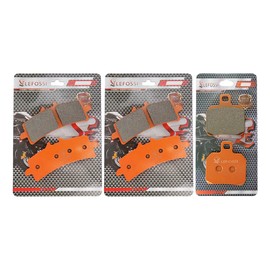 LE LEFOSSI Front and Rear Carbon Fiber Brake Pads Compatible with for Ducati 848 1098 1198 for Monster 1200 S/R 1100 S 1099 1199 1299 Panigale FA447F FA266R