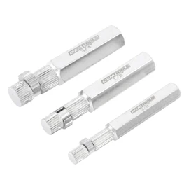 OEMTOOLS 25441 Internal Pipe Extractor Set, Ideal for Plumbing and HVAC, Constructed with Durable Steel, Variety of Extractors for 3/8 inch, 1/2 inch, and 3/4 inch Pipes, Easy Pipe Removal