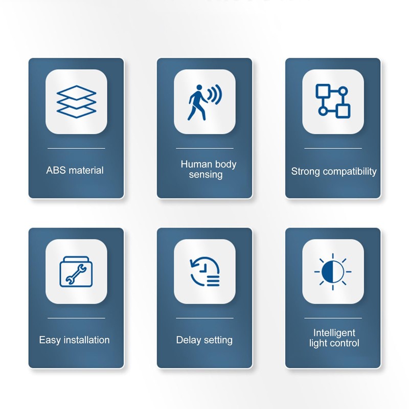 Aoresac Motion Sensor Lamp Holder E27 LED Light Bulb Socket