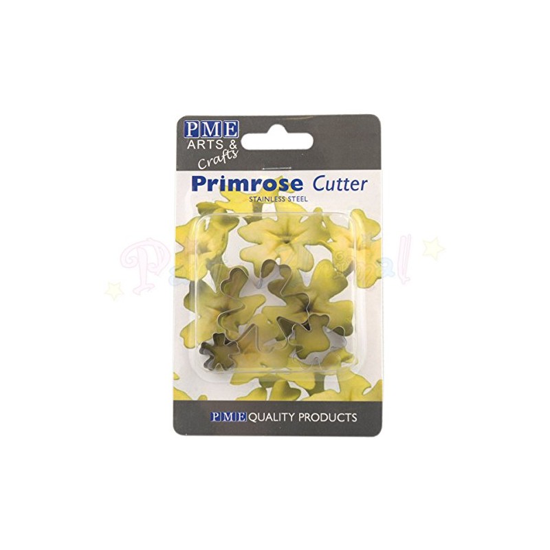 PME PR261 Stainless Steel Primrose Flower Petal Cutters, Set of