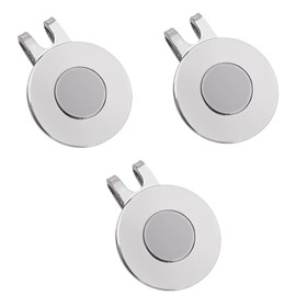 Vitalux マグネット式 ゴルフマーカー 3個セット ハットクリップ付き かわいいデザイン 磁気ボールマーク ゴルフ用品 父の日プレゼント