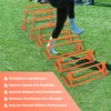 Lineslife Adjustable Agility Hurdles,4 Height Speed Training Hurdles, Portable Speed