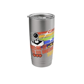 New Big Brothers Leveling Up to Big Brothers 2026 Gamer Stainless Steel Insulated Tumbler