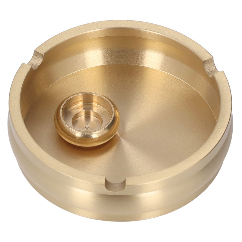 Brass Ashtray Handcrafted Modern Stylish Style Easy Cleaning Portable Decorative