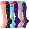 bropite Calcetines de compresión para mujeres y hombres, 6 pares