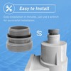 IHLOOTD 4560 Pool Hose Adapter Set of 4 Pool Pump